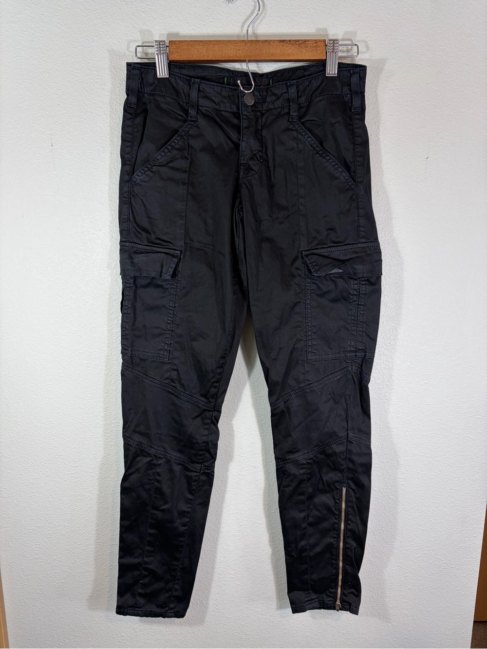 J Brand Black Houlihan Cargo Jogger Pants